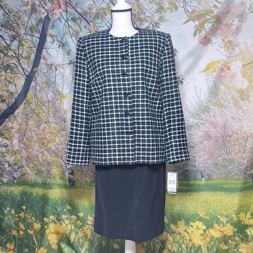 NWT Adeline[Alfred Dunner] size 12 business suit jacket, skirt